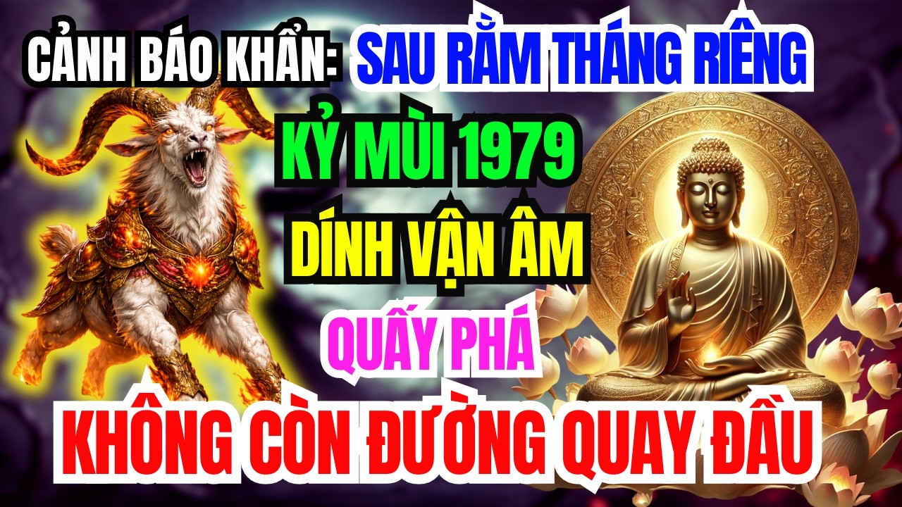 Cảnh Báo Gấp: Kỷ Mùi 1979 Sau Rằm Tháng Giêng Dính Vận Âm Phá Lộc, Trả Giá Không Lối Thoát