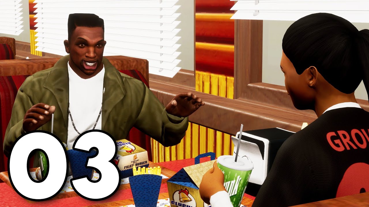 GTA San Andreas Remastered - Part 3 - CJ Gets a Girlfriend