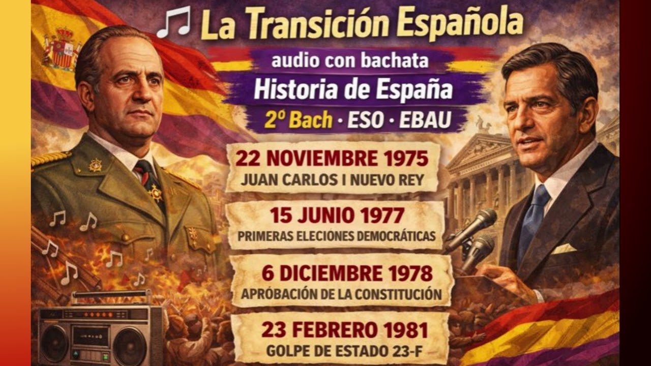 🕊️ La Transición Española | Bachata | Historia de España · 2º Bach · ESO · EBAU