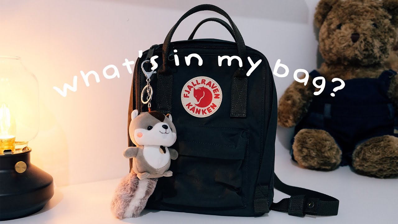 WHAT'S IN MY BAG? (TRAVEL EDITION) | FJALLRAVEN KANKEN MINI BACKPACK BROWN