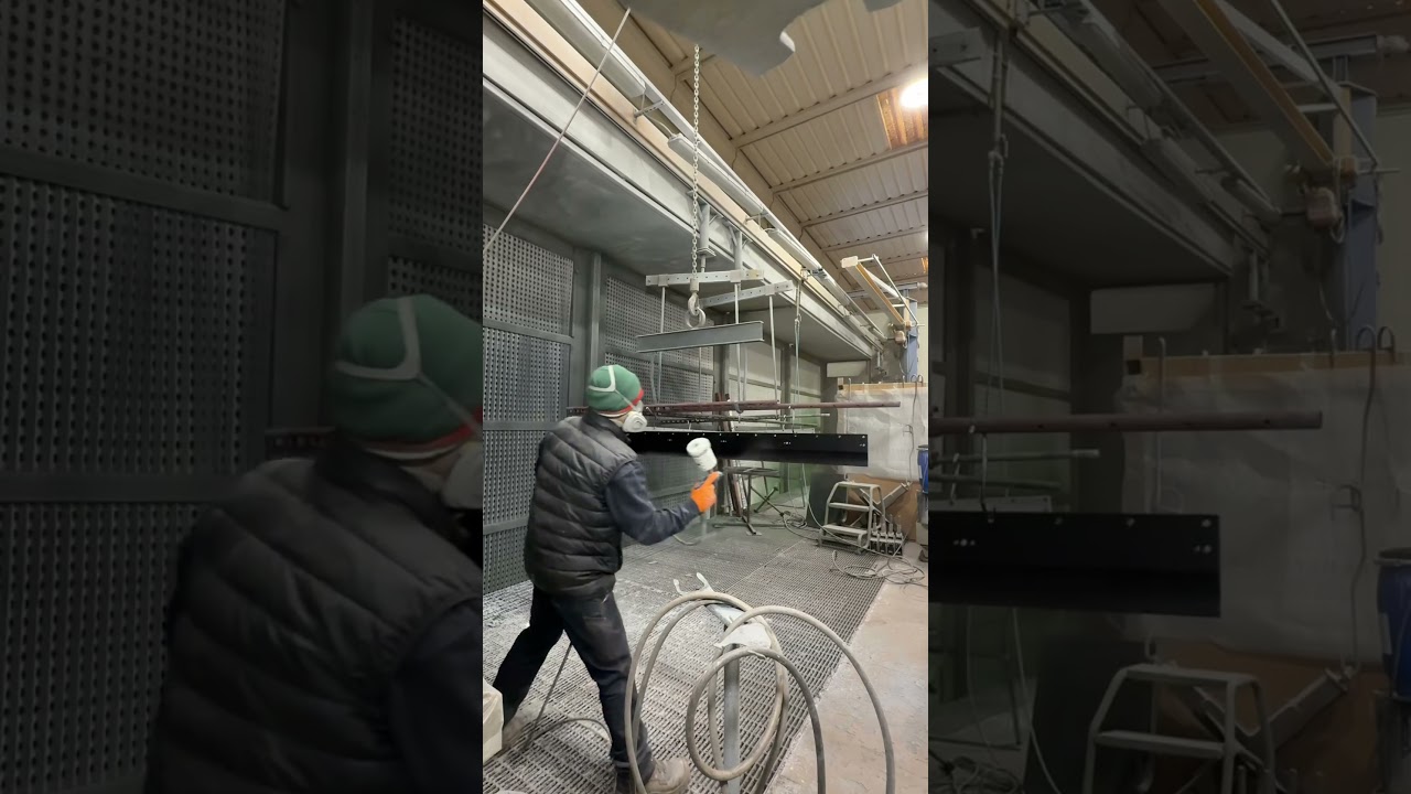 Verniciatura lame industriali #verniciatura #industriale #black