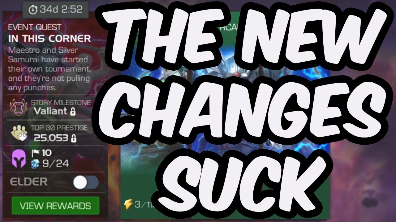 The Worst Monthly Event Quest Update - A Big Step Back - Marvel Contest of Champions