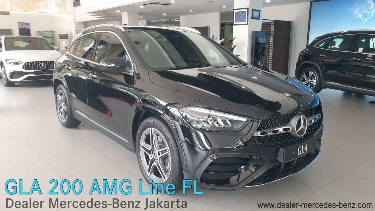 Mercedes Benz GLA 200 AMG Line FL Cosmos Black Exterior / Interior
