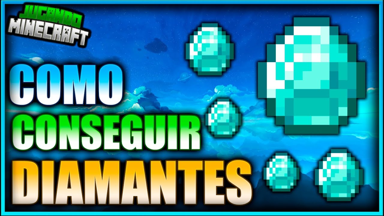 COMO ENCONTRAR DIAMANTES FACIL PARA PRINCIPIANTES    -  JUGANDO MINECRAFT Ep 9