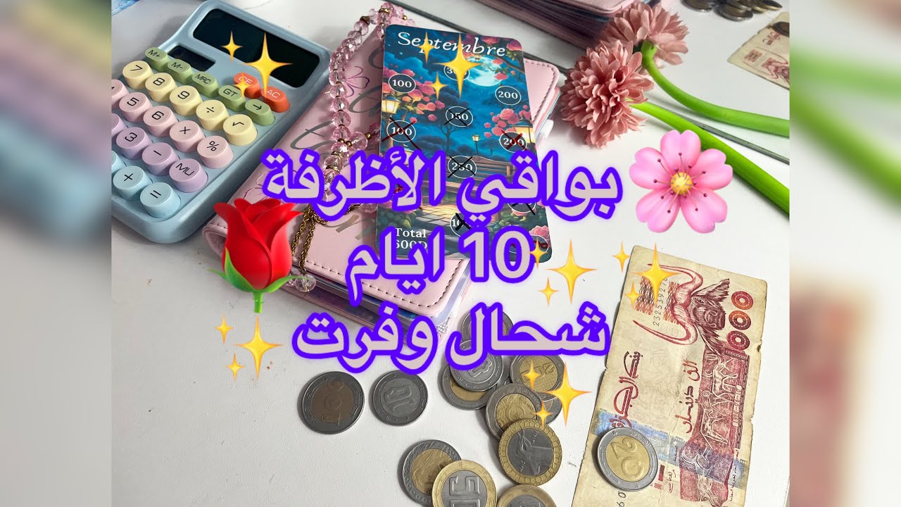 💸📦 بواقي الأظرفة من أكتوبر 👛 وين راني واصلة في التحدي؟ 😅🔥