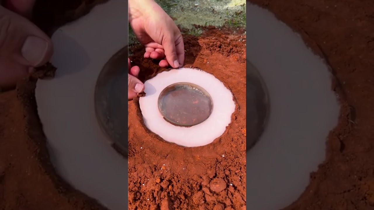 Wie man Baumaterial in eine Lupe verwandelt 🔍🌳 Verr&uuml;ckter DIY-Hack!