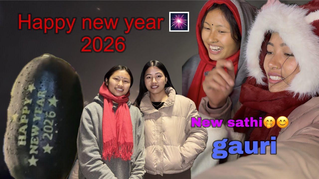 New year ma new sathi vetiyo 😊 vid bata bachera aayo 