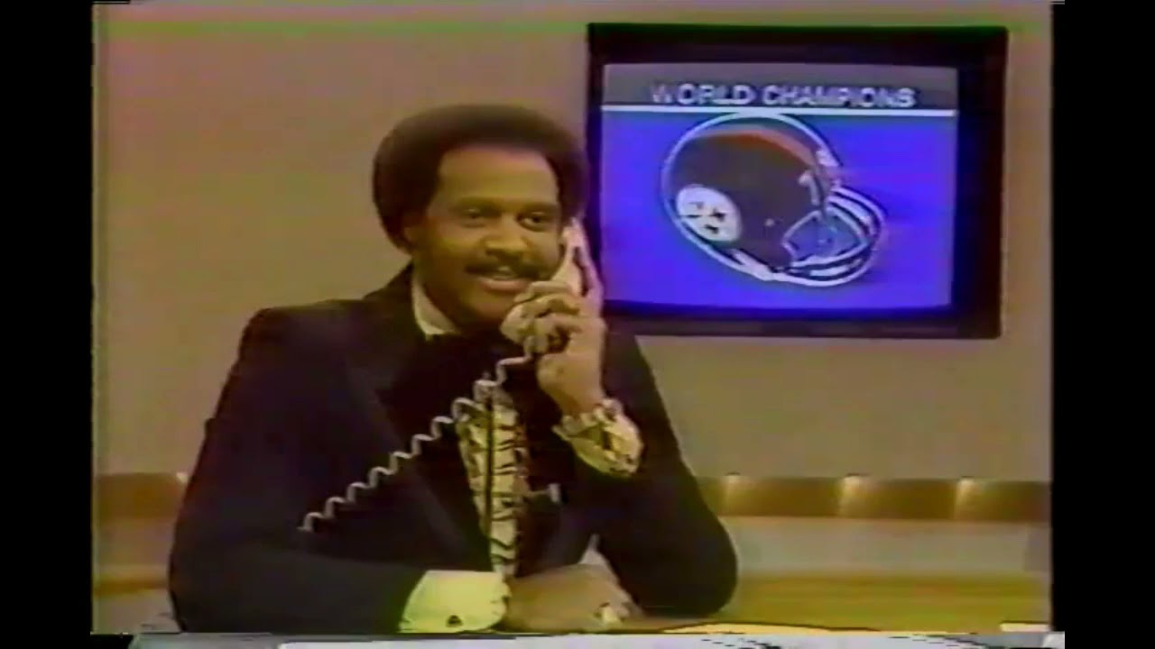 Local TV Post game footage from Super Bowl XIII Super Bowl 13 Pittsburgh Steelers Dallas Cowboys
