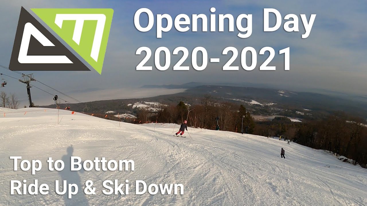 Crotched Mountain Opening Day 2020-2021: Top to Bottom, Ride Up & Ski Down (Harder Way Down)