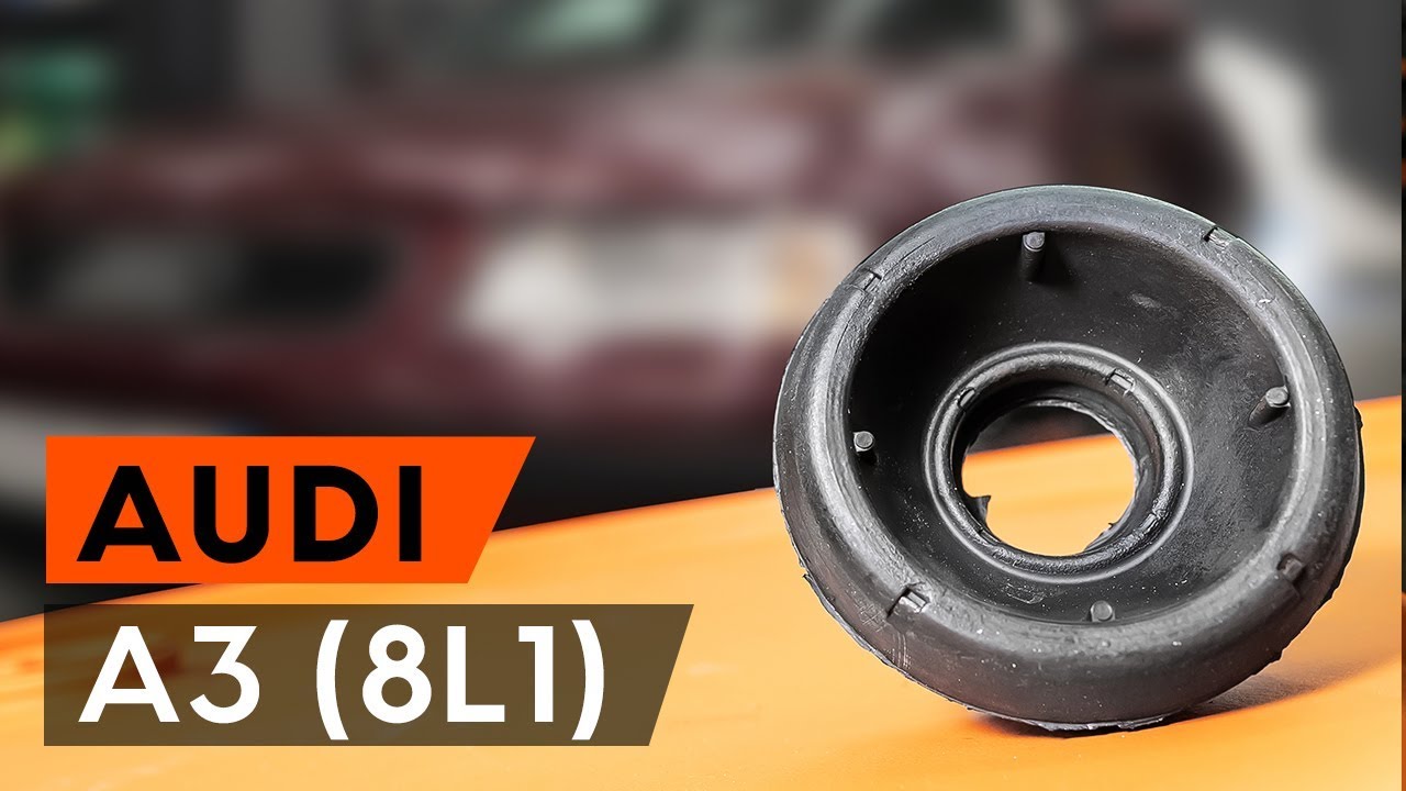 Como trocar cabeçotes amortecedores dianteira AUDI A3 1 (8L1) [TUTORIAL AUTODOC]