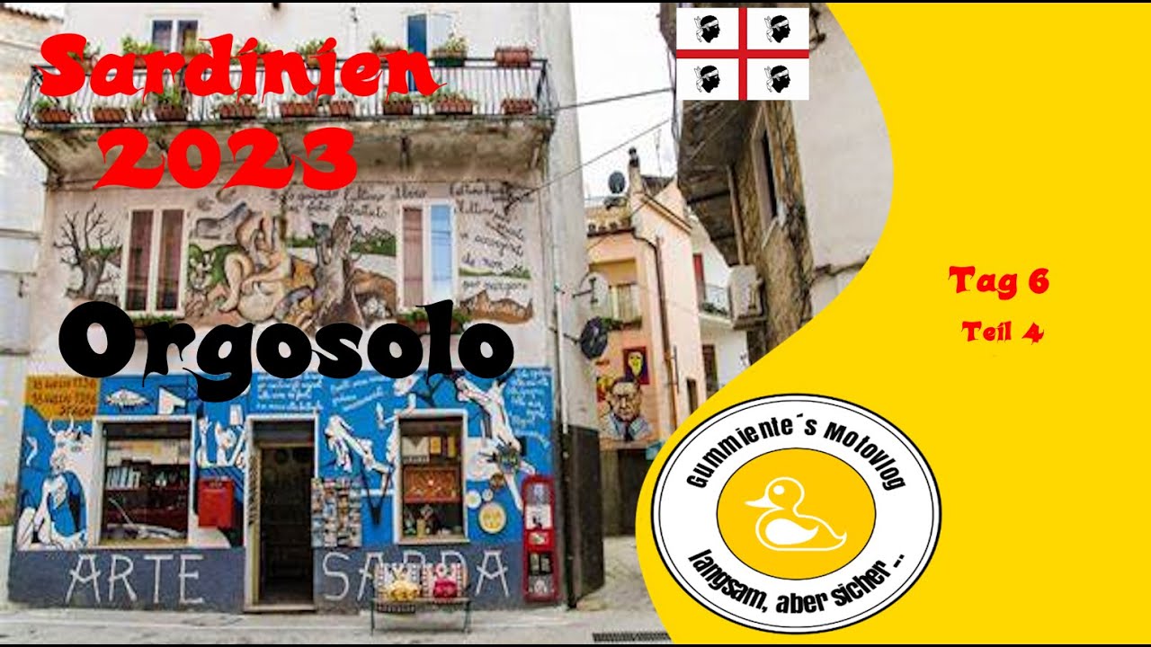 Sardinien 2023 | Orgosolo die Banditenstadt | Tag 6/4 | BMW 1200 RT