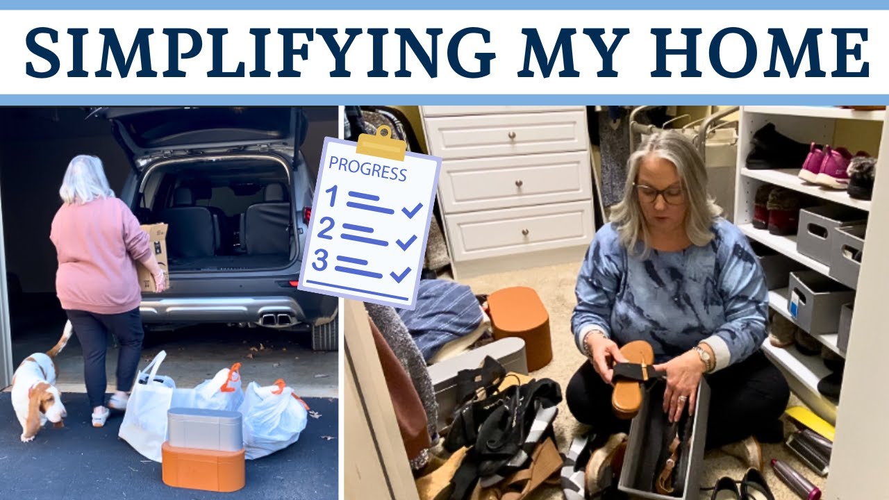 Gaining Peace By Letting Go | Decluttering In My Closet | SIMPLIFYING MY HOME Episode 2