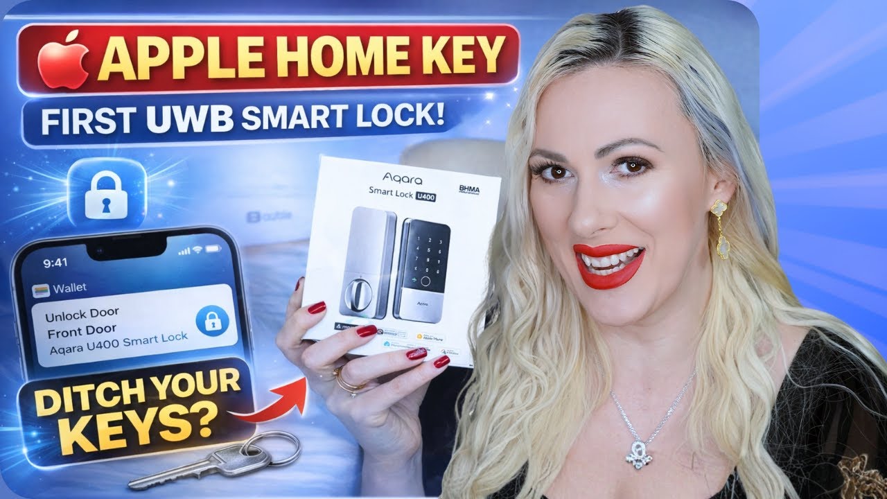 Распознает ваш iPhone и открывает дверь! Обзор умного замка Aqara U400 UWB.
