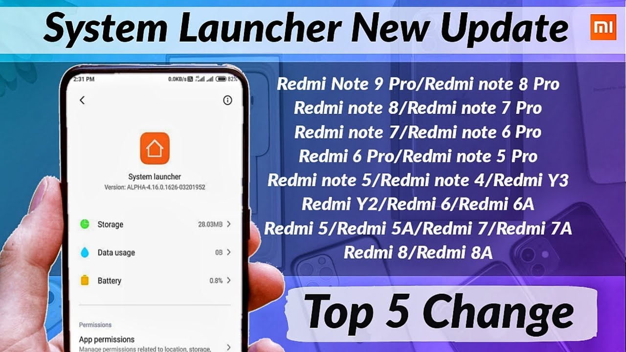 MIUI 11 System launcher new update - New Unlock Animation & bug fixes