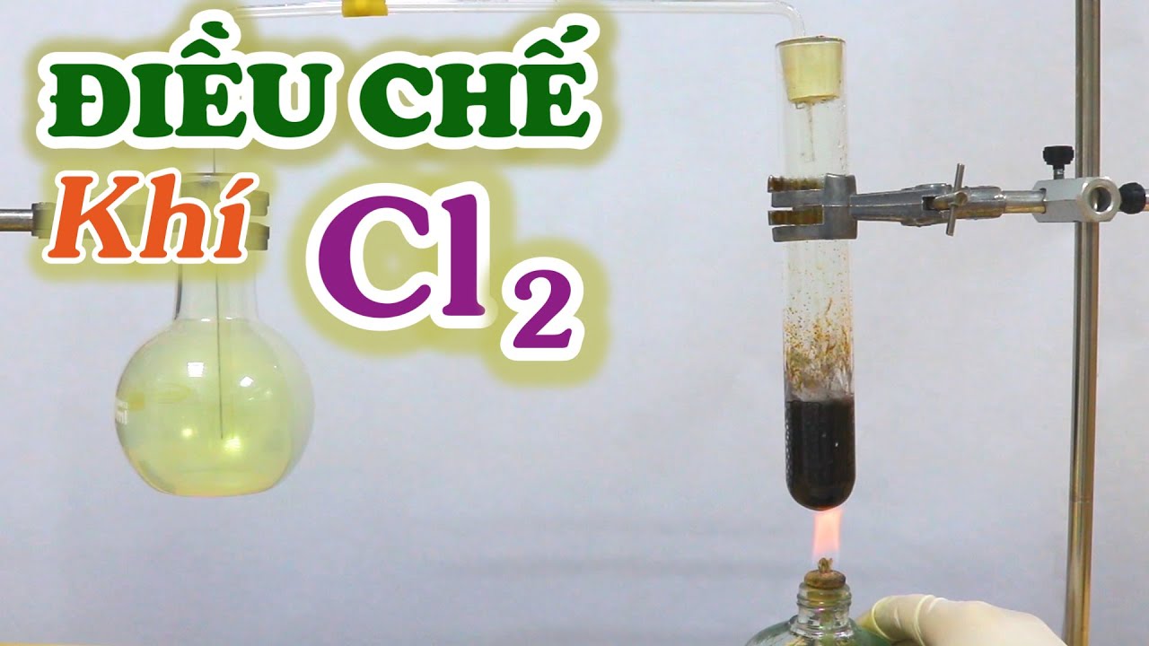 Điều chế Chlorine gas và chuỗi phản ứng | Thí nghiệm HÓA học sinh nào cũng biết !
