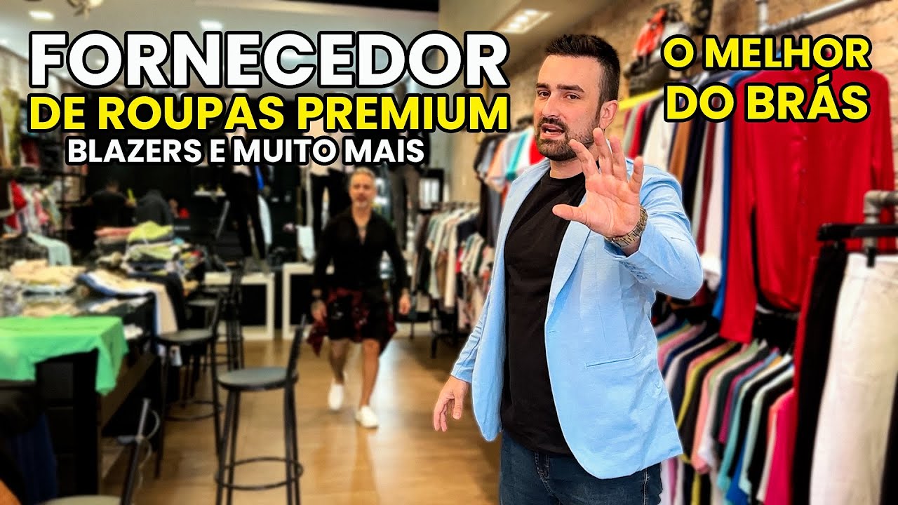 Fornecedor de Roupas Masculinas PREMIUM Mais Completa Do Brás | Atacado Para REVENDA