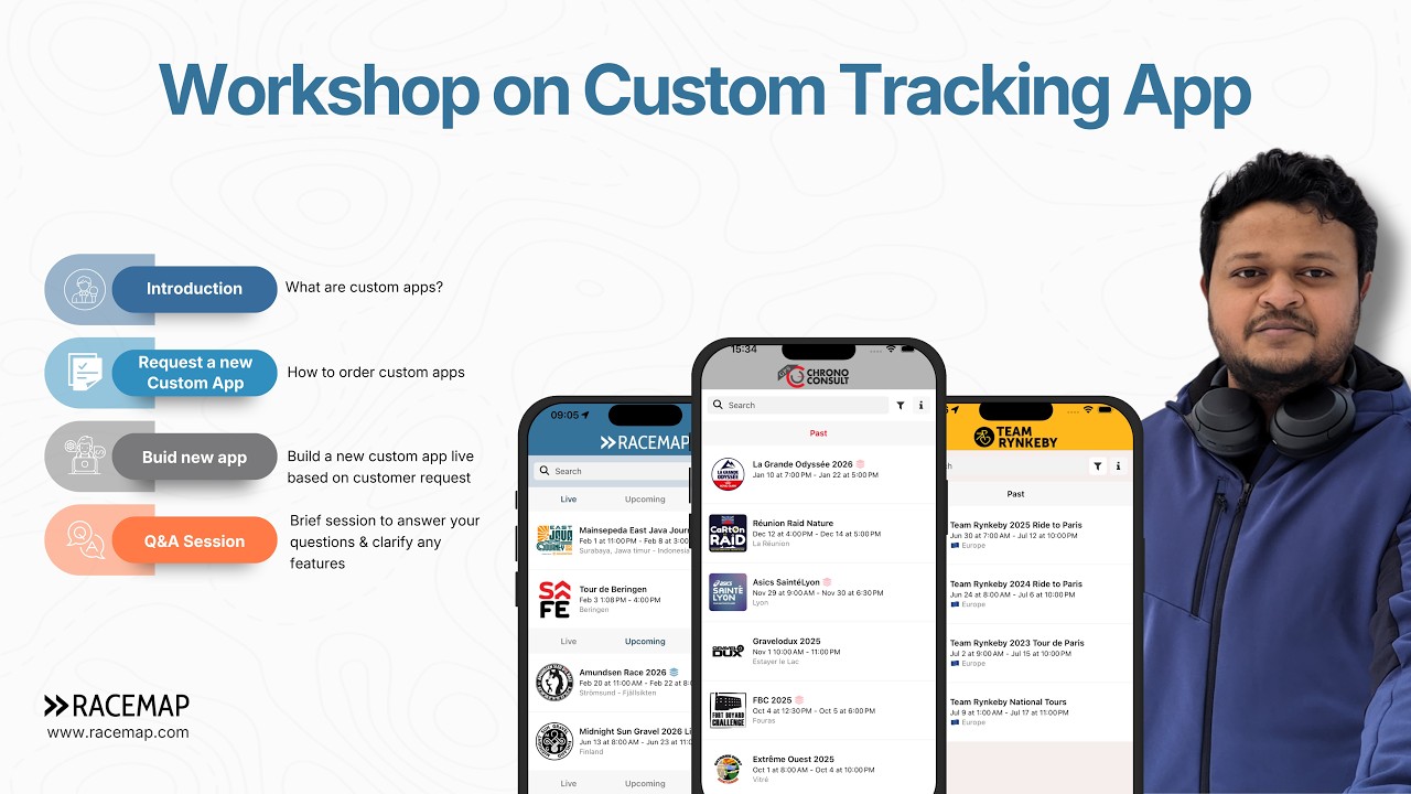 Custom Branded Tracking App | White-Label GPS Live Tracking for Events