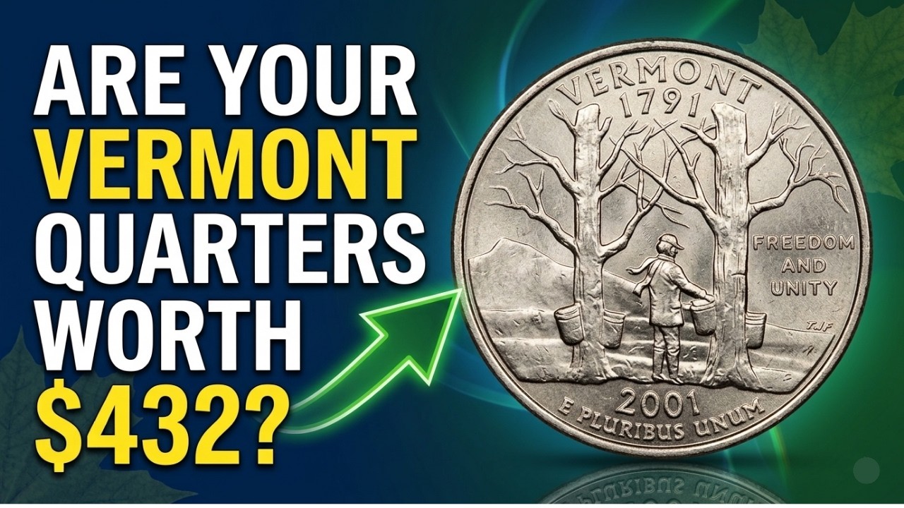 2001-P Vermont Quarter: How One Example Sold for $432 at Auction | Coin Spyder