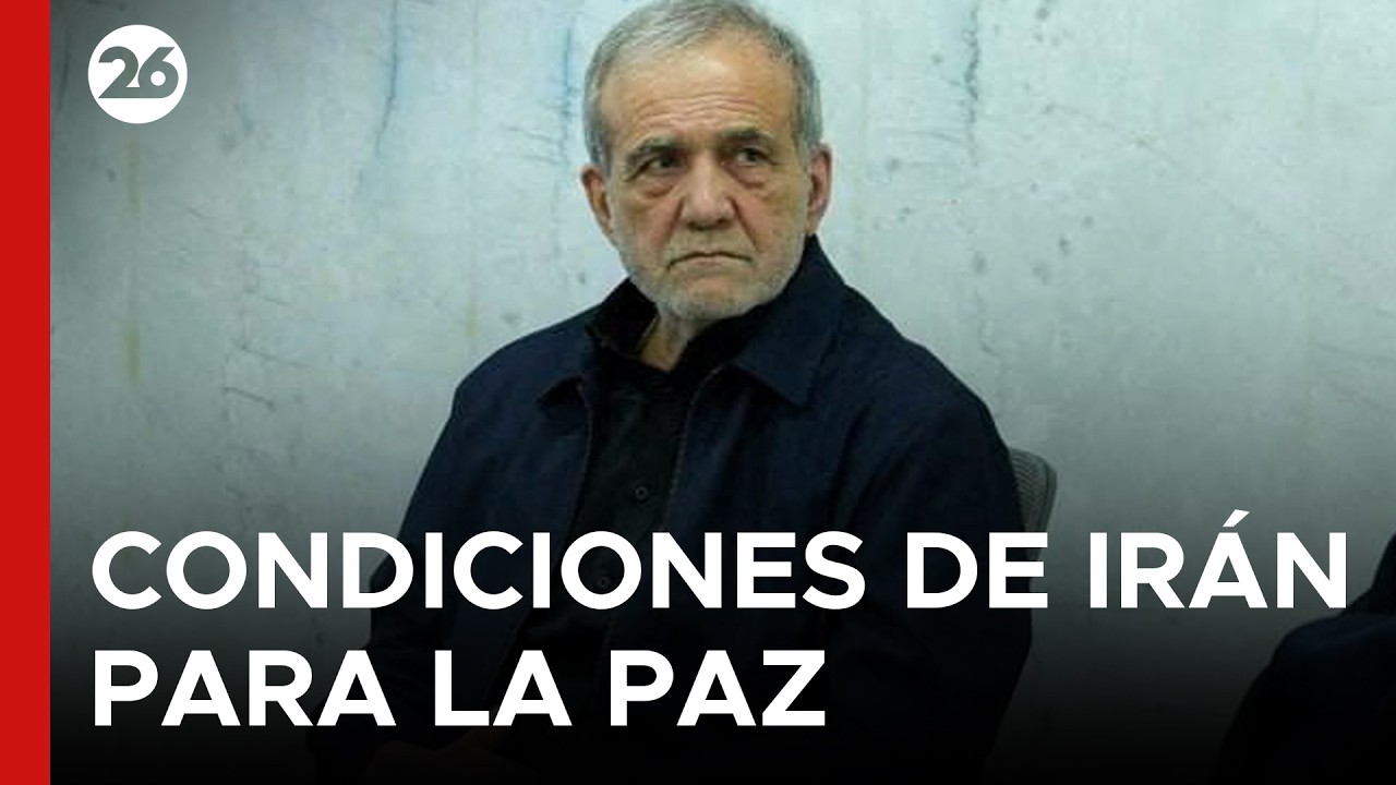 🇮🇷 SEGÚN DECLARACIONES DEL PRESIDENTE PEZESHKIAN | Irán aseguró que busca la paz