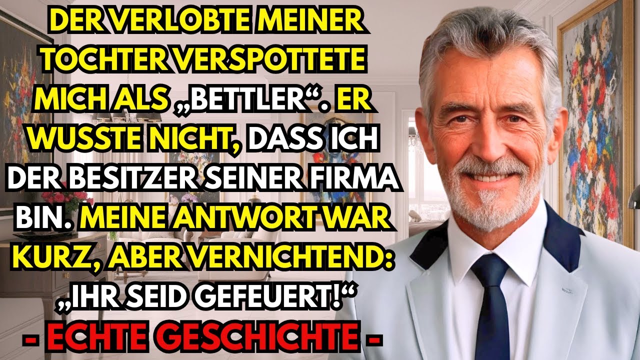 Tochter's Verlobter und Eltern nannten mich Bettler. Sie wussten nicht, dass ich ihr Boss war!