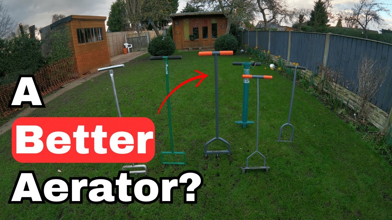 A More EFFICIENT Hand Lawn Aerator For Improving Drainage And Relieving Compaction