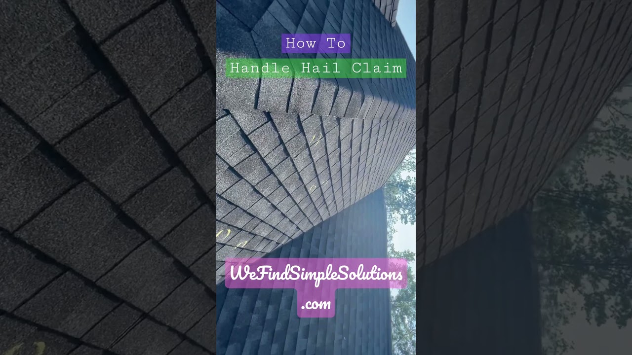 How to handle hail claims damage inspection reports 