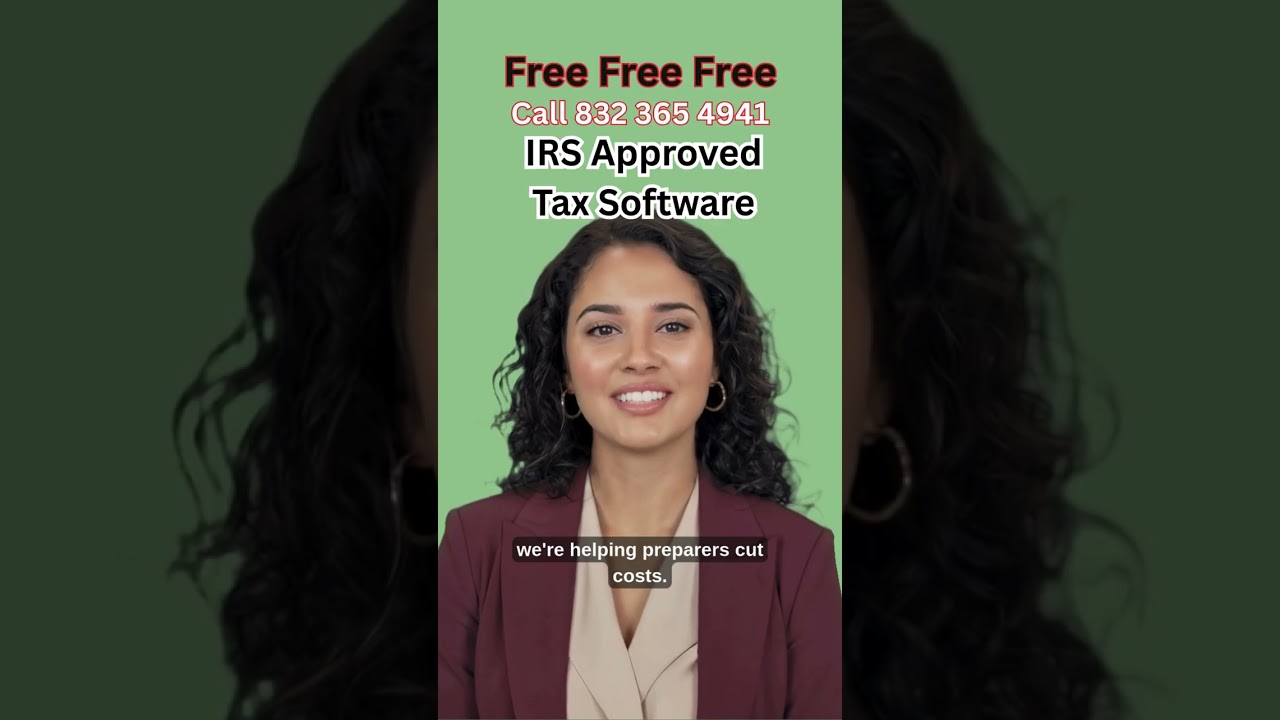 FREE FREE FREE - Call 832 365 4941 - IRS Approved Tax Software. #Free #software #tax #freesoftware