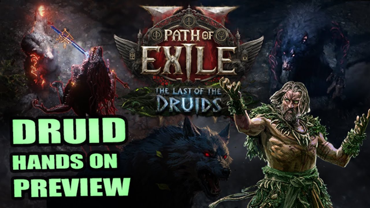 PATH of EXILE 2: DRUID Hands On Gameplay Preview - Shapeshifting & Tearing Through Act 1