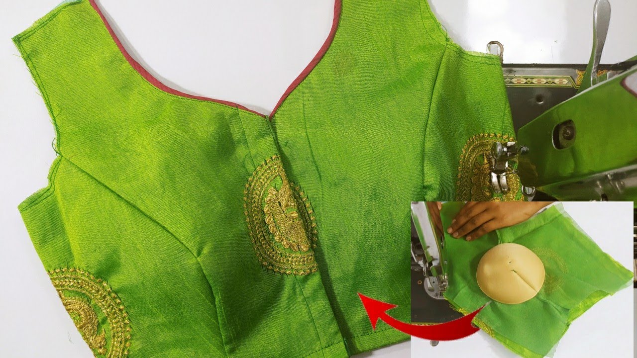How to Cut and Stitch Front Open Padded Princess Cut Blouse