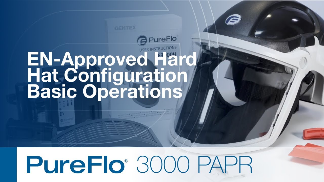 PureFlo 3000 PAPR | EN-Approved Hard Hat Configuration Basic Operations