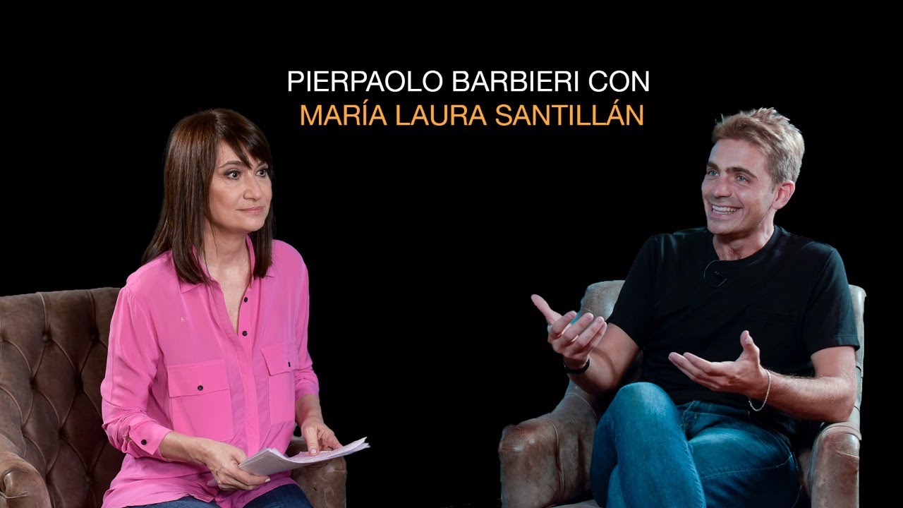 Pierpaolo Barbieri con María Laura Santillán: 