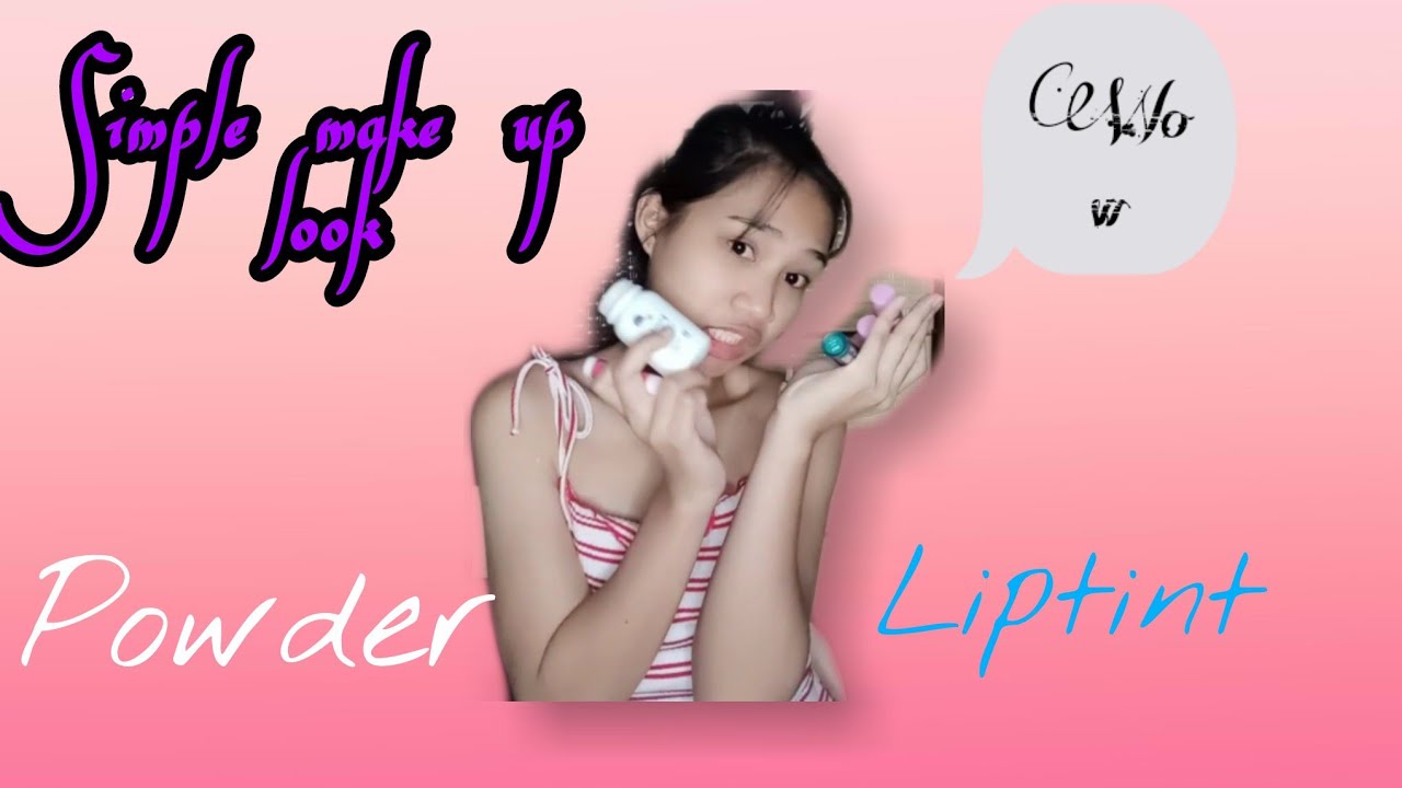 Simple make up look (tutorial) /Zarnaih Vlog