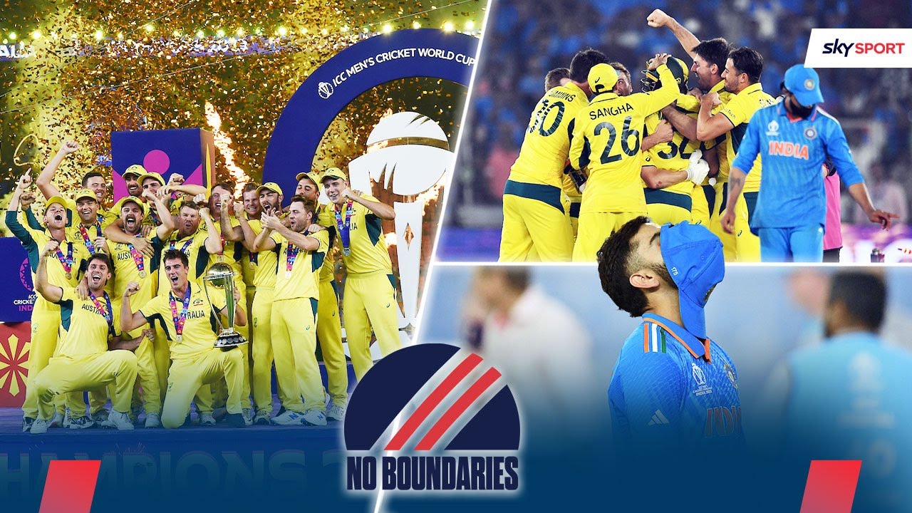 REACTION: India STUNNED as Australia WIN their 6th ICC Men's Cricket World Cup | No Boundaries 🏏