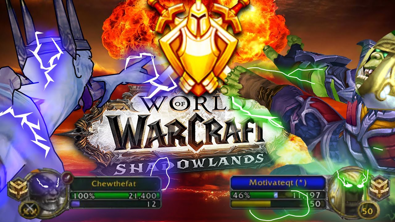 Shadowlands pre-patch Shadow Priest/Windwalker 2v2 Pushing 3k