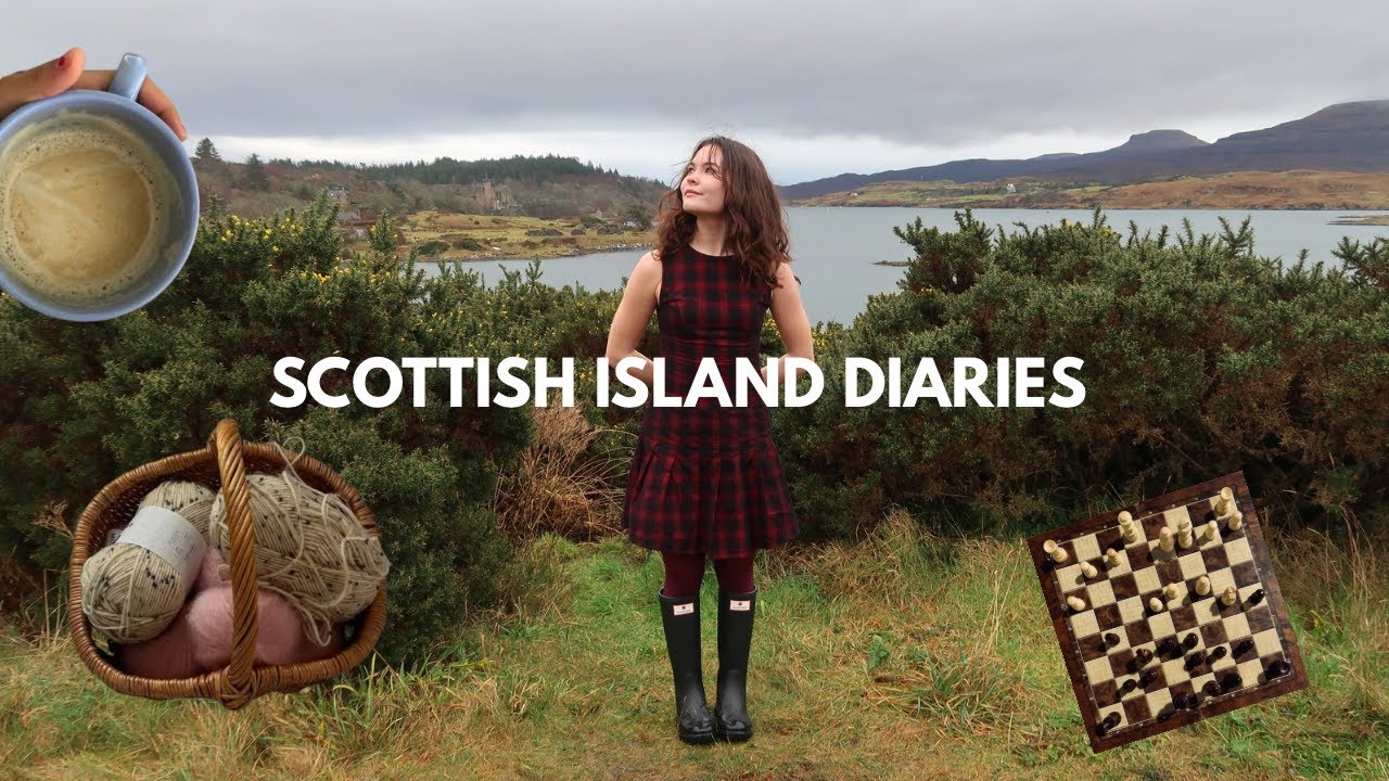 a stormy weekend on a Scottish island spent in a cosy cottage.