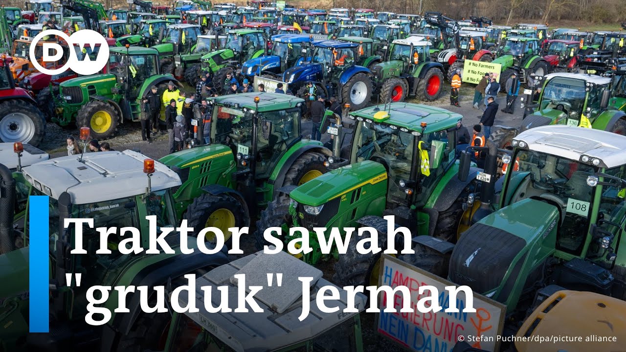 Ini alasan Petani Jerman Demo Besar-besaran | DW Business
