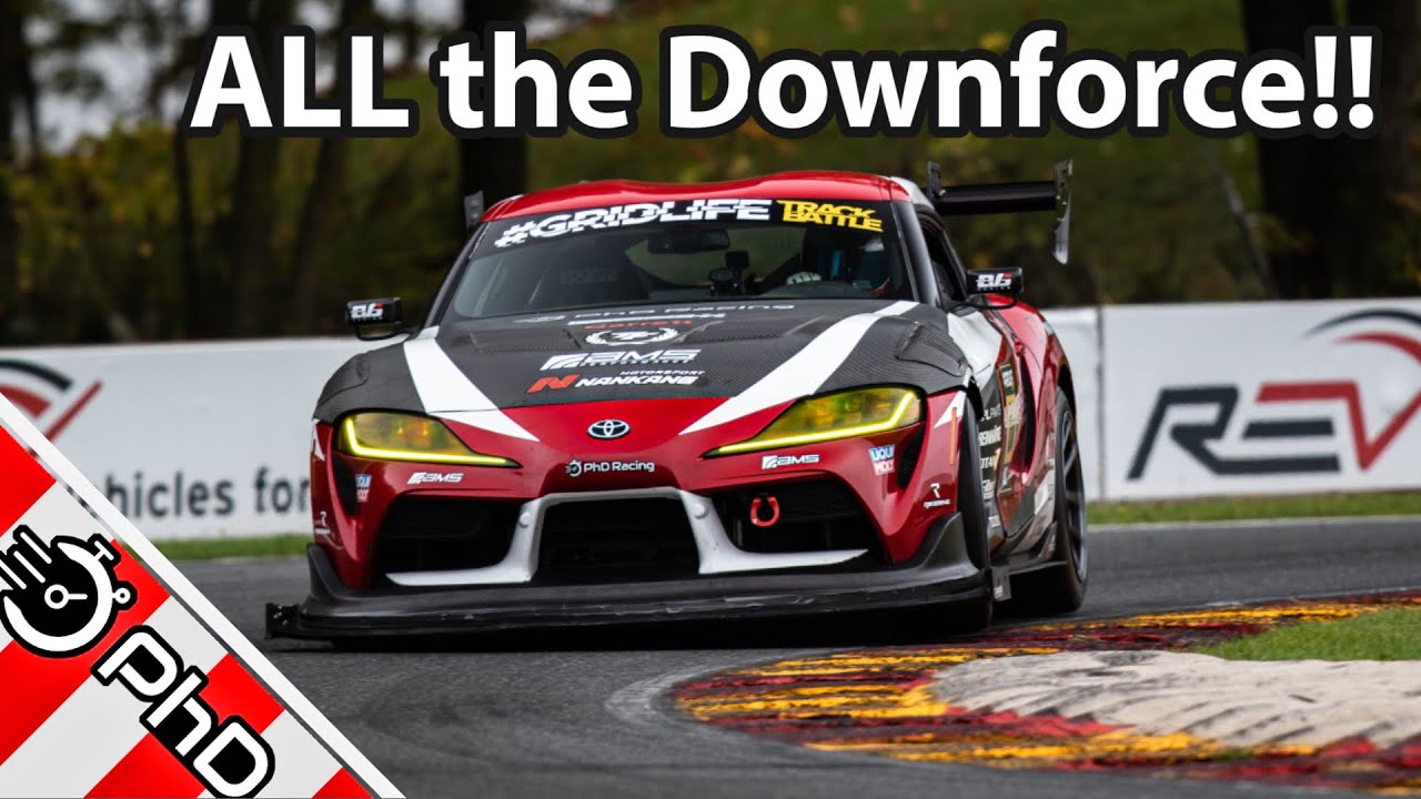 Maximum Downforce at Gridlife Road America!! Time Attack Toyota Supra A90 - Project TA90 #49
