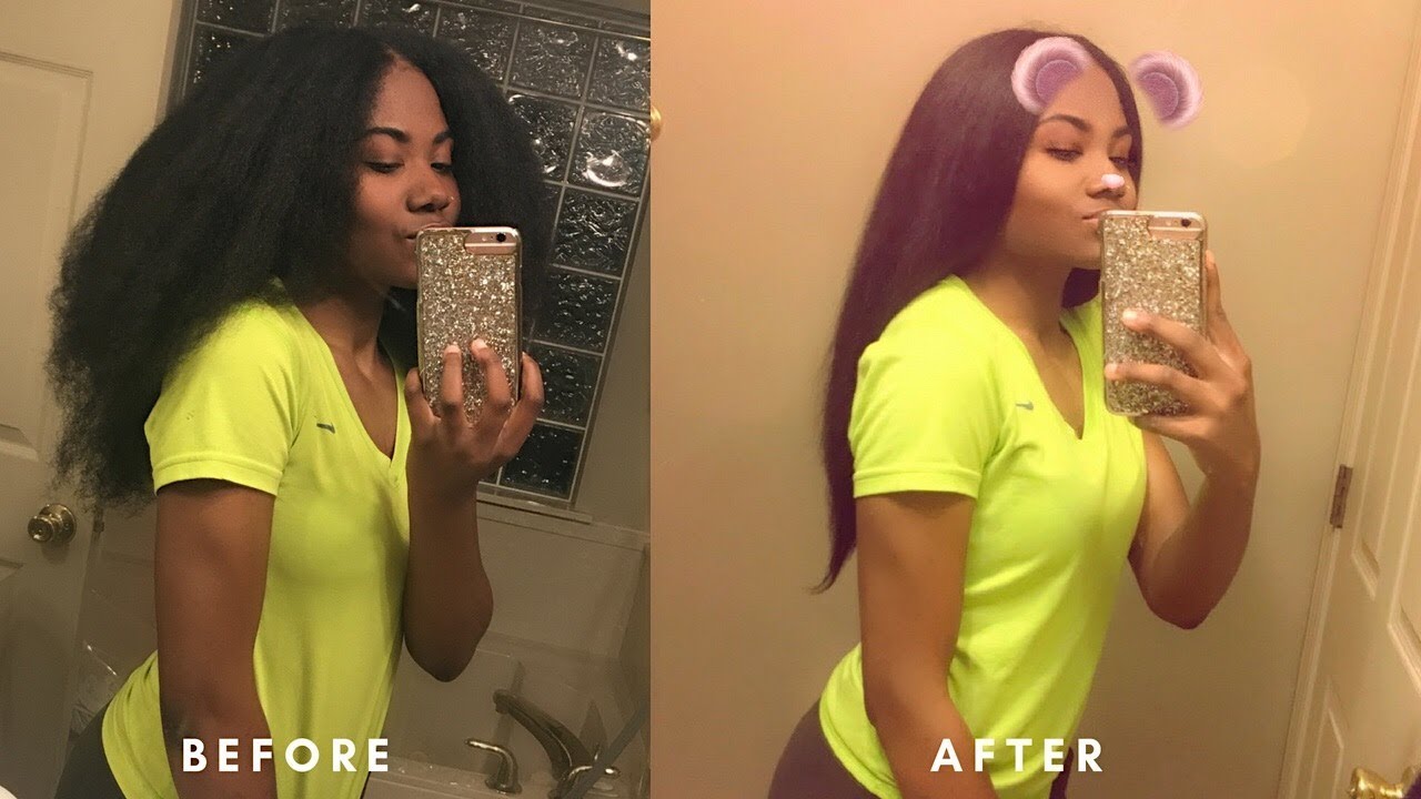 Flat Ironing Naturally Curly Hair! 😩How to get Silky Results EVERY TIME!!! 😱