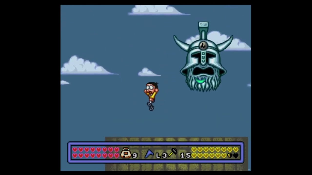 SFC Doraemon 3 Boss Fight compilation no sub boss (Take2)