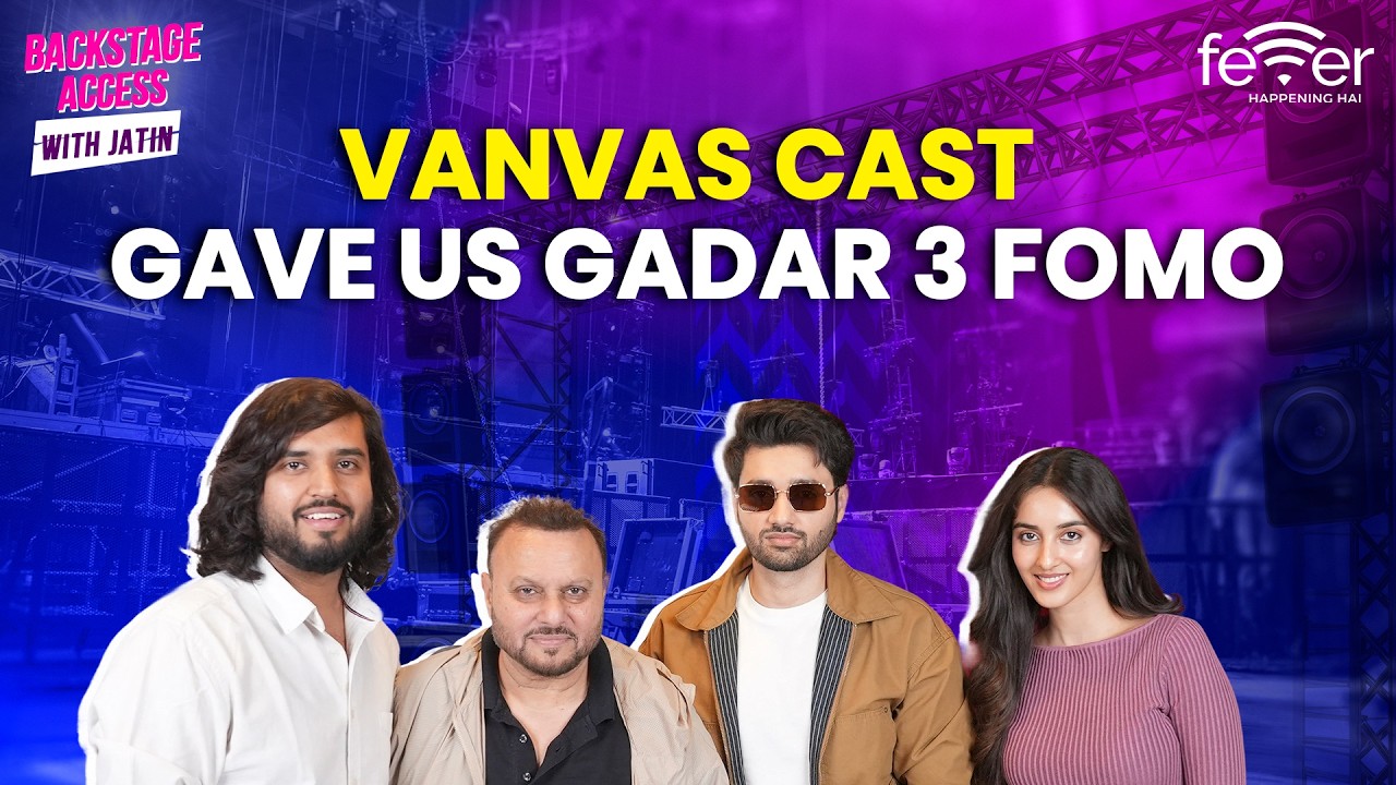 Vanvas cast teases Gadar 3 | Anil Sharma, Utkarsh Sharma & Simrat Kaur