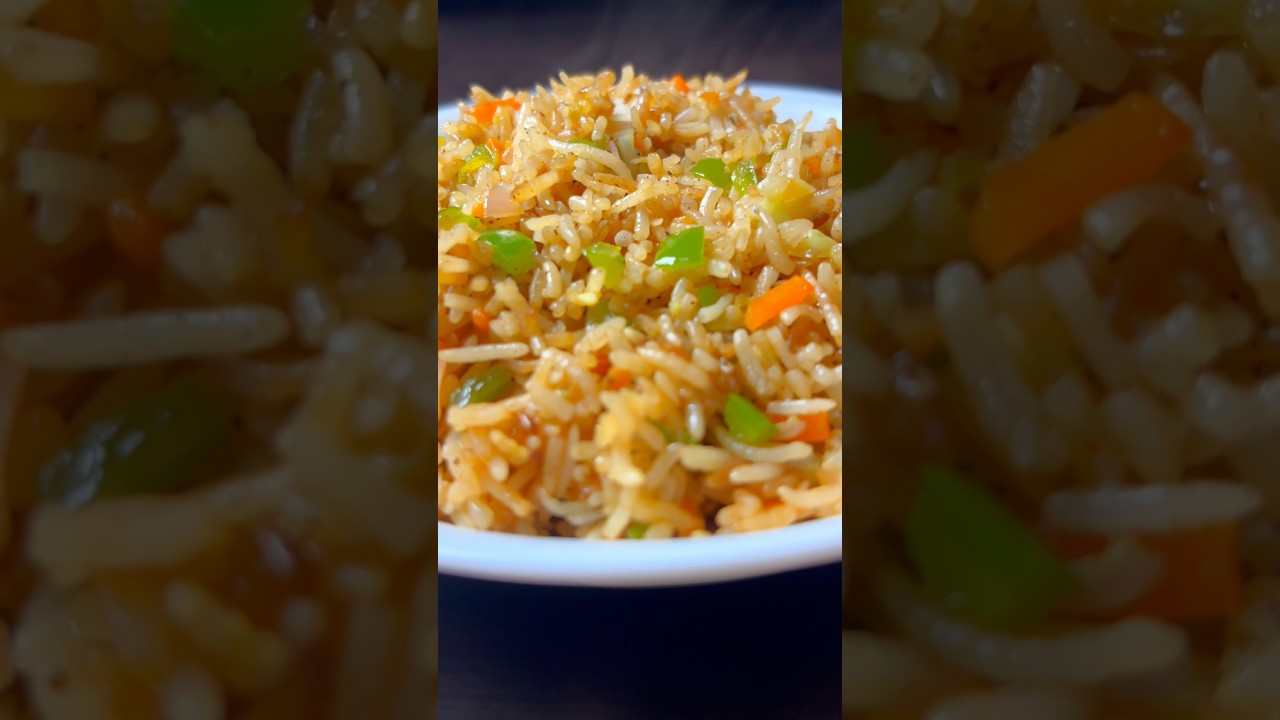 Veg Fried Rice #shorts #asmr #vegfriedrice #friedrice #chinesefriedrice #vegfriedricerecipe