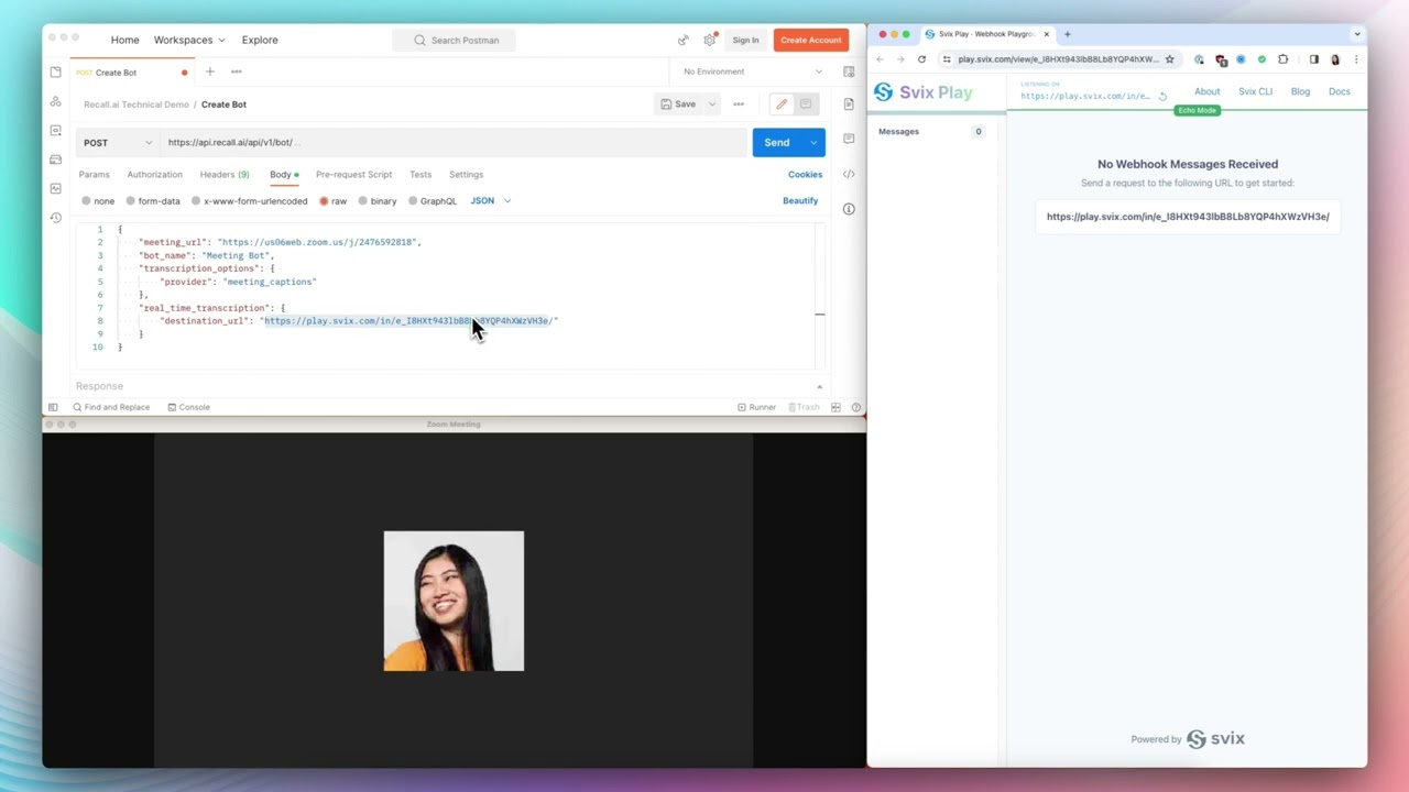 Recall.ai Demo (Real Time AI Meetup)