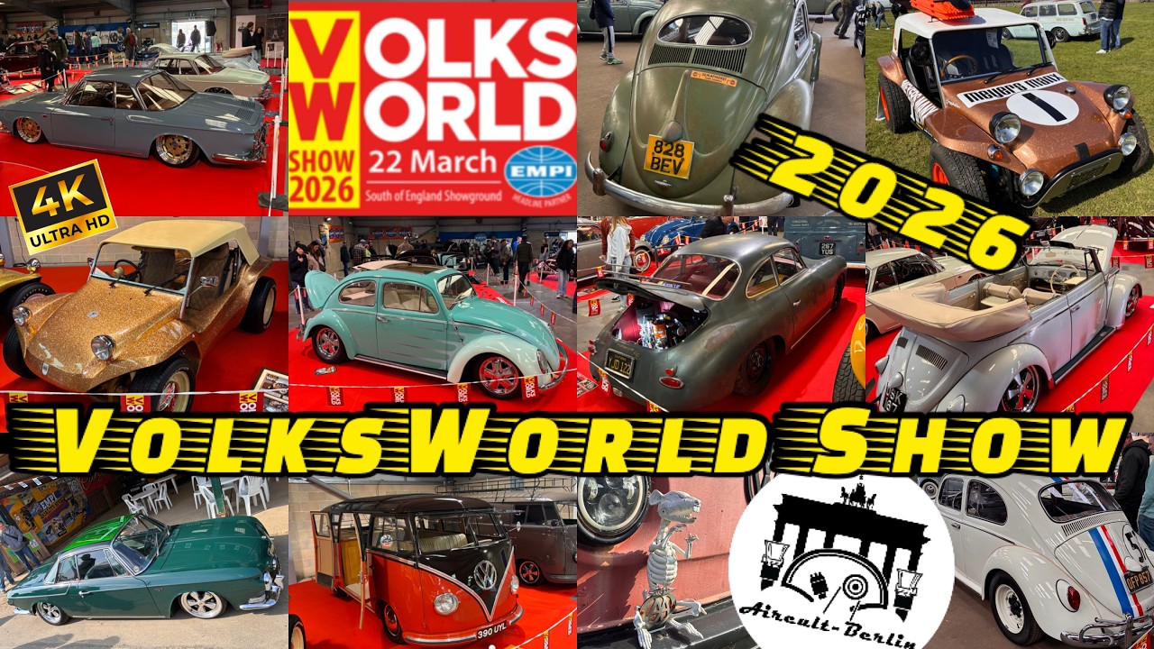 Volks World Show 2026 noch gr&ouml;&szlig;er - Wahnsinns VW Treffen in GB - K&auml;fer, Bulli und Co Aircooled Show
