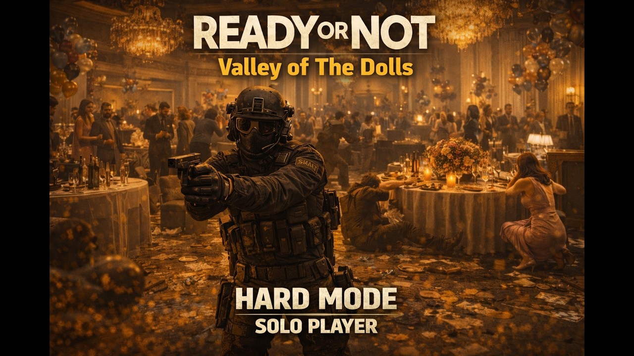Hard Mode Tidak Main-Main… Valley of the Dolls Solo Gameplay | Ready or Not Indonesia