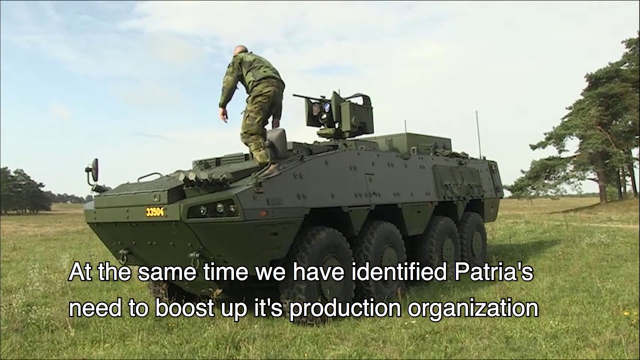 Patria AMV - Swedish User Experience