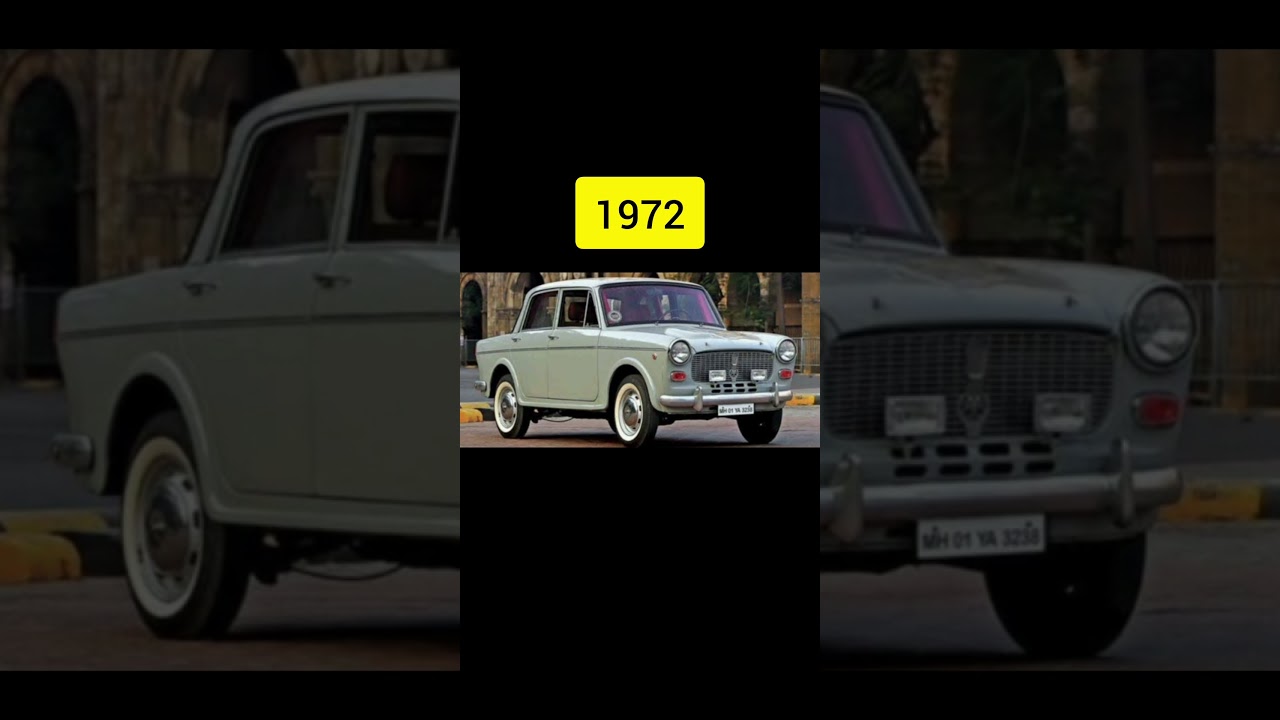Evolution of Fiat padmini car (1964-2001)