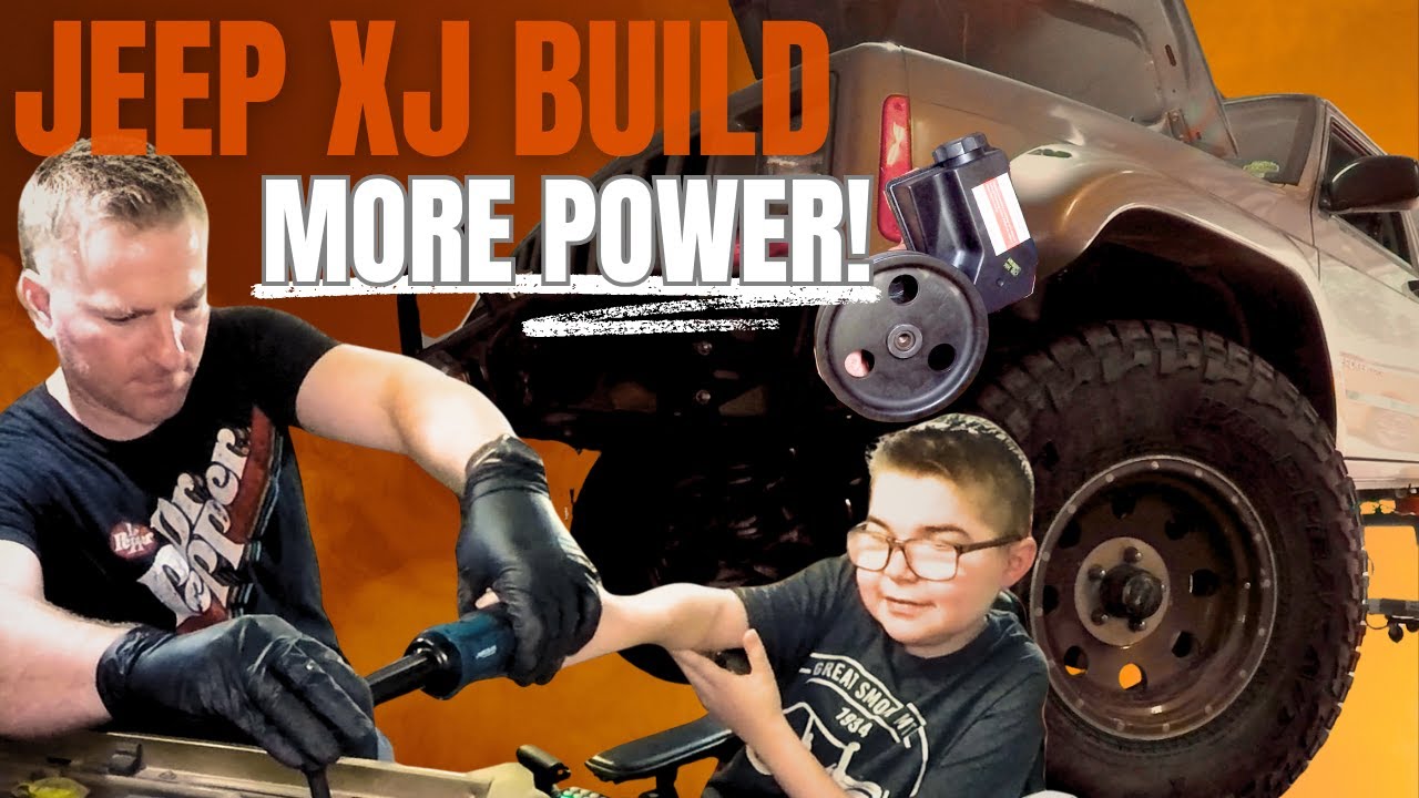 Модификация Jeep XJ — как установить насос гидроусилителя руля на Grand Cherokee с двигателем V8.