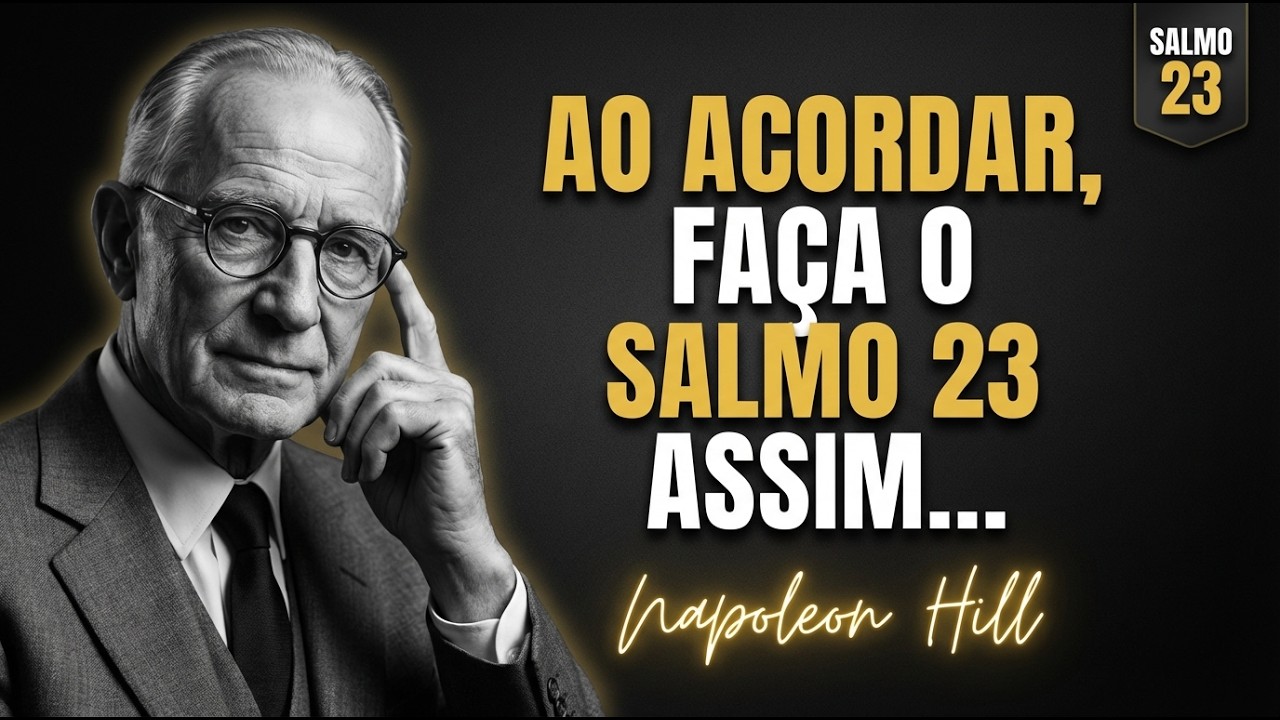 O Primeiro Pensamento da Manhã: SALMO 23 — Faça Isso e Mude Seu Destino Financeiro | Napoleon Hill