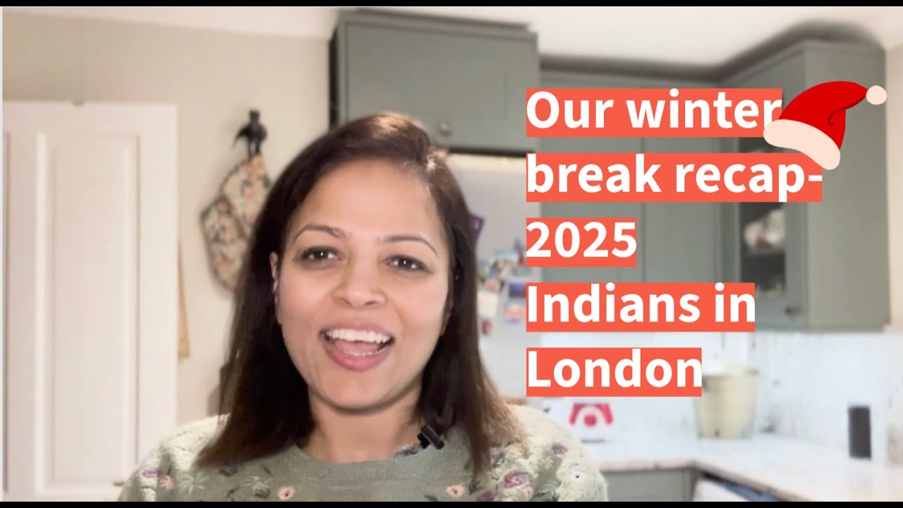 Indians Enjoying Winter Break in London ❄️ | Christmas & New Year Party Highlights 2025