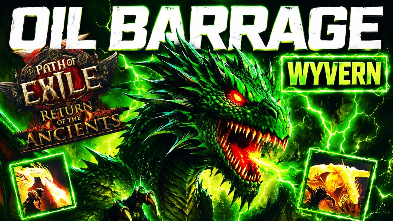 THE HIGHEST DAMAGE OIL BARRAGE WYVERN BUILD IN 0.5! POE 2 Druid Build 0.5 (NEW META)